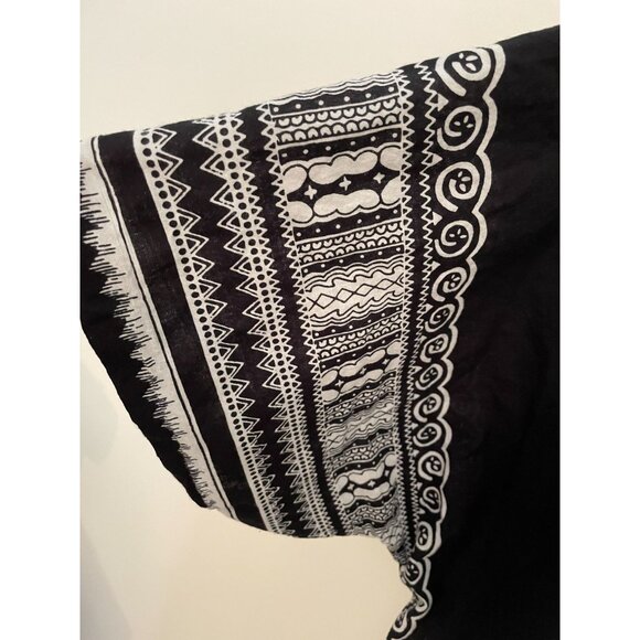Dupsies Black & White Dashiki Kaftan - L - Picture 5 of 7